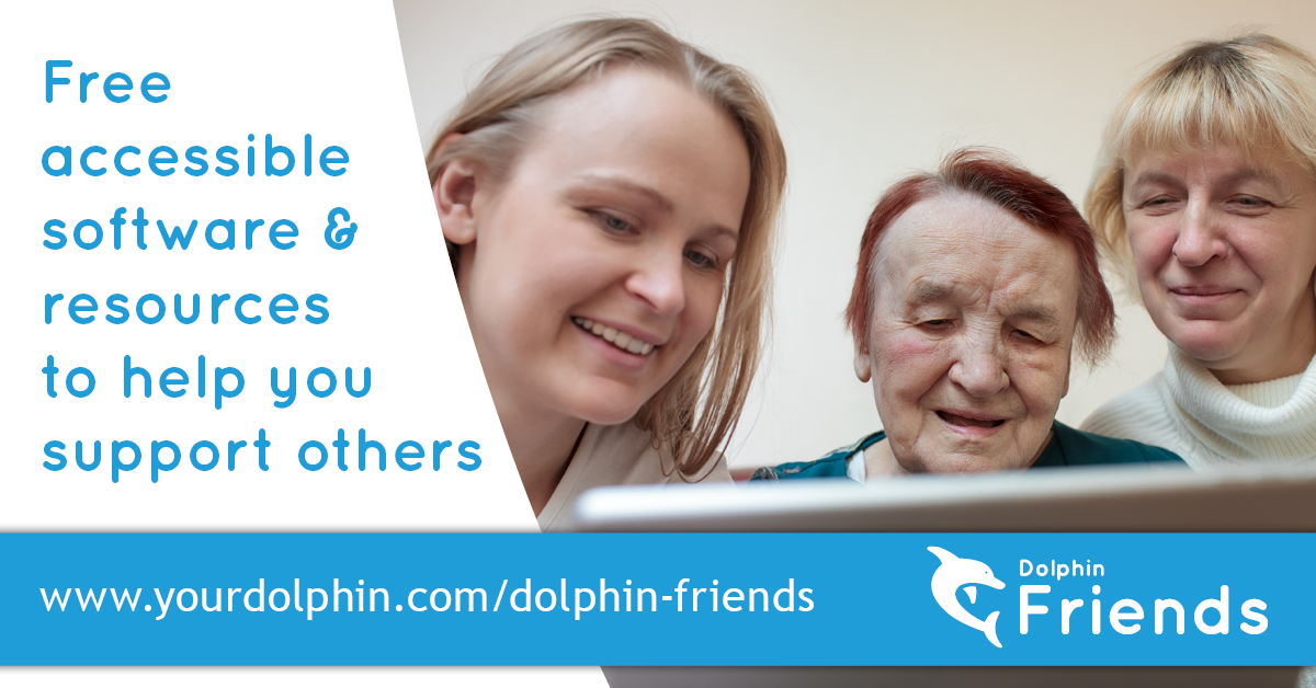 Free accessible software & resources with Dolphin Friends Free accessible software & resources with Dolphin Friends