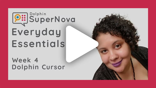 SuperNova Everyday Essentials Week 4 - Dolphin Cursor